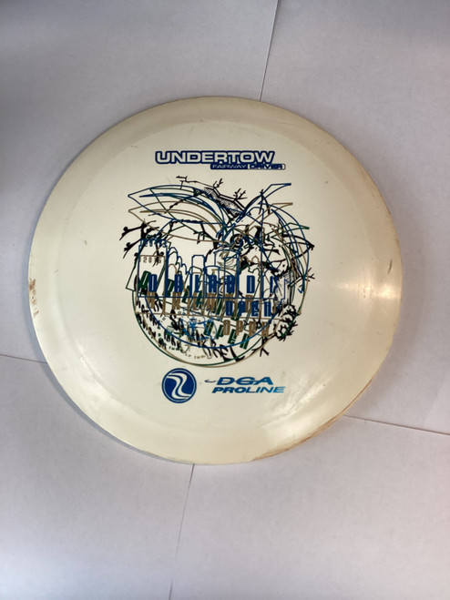 Vist Large View of Product Image Which is Used DGA UNDERTOW Disc Golf Driver White