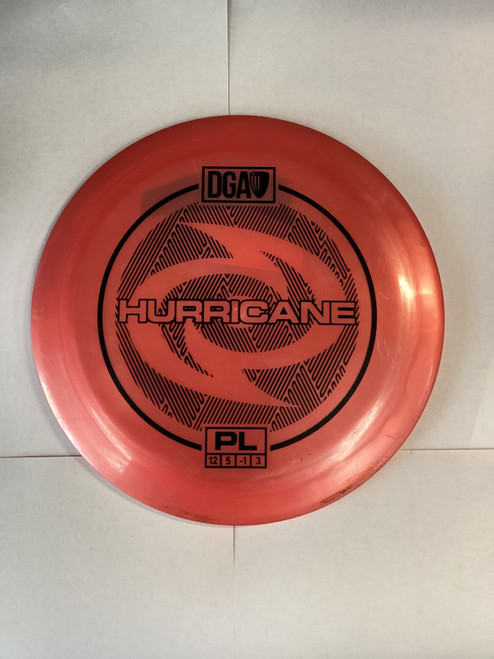 Vist Large View of Product Image Which is Used DGA HURRICANE Disc Golf Driver Red