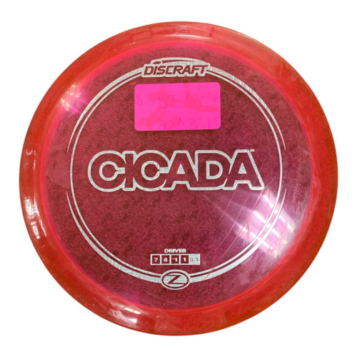 Vist Large View of Product Image Which is Used Discraft CICADA RED Disc Golf Driver Red