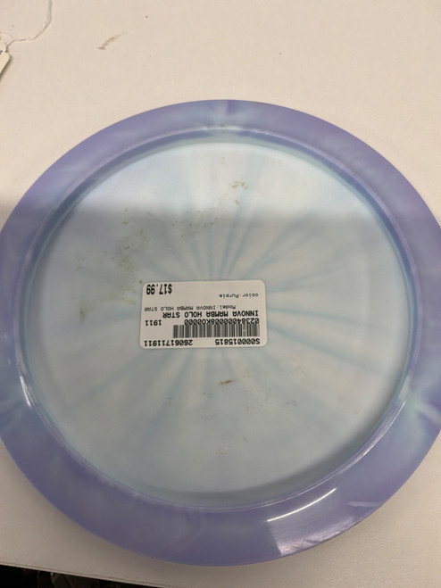 Vist Large View of Product Image Which is Used INNOVA MAMBA HOLO STAR Disc Golf Driver Purple