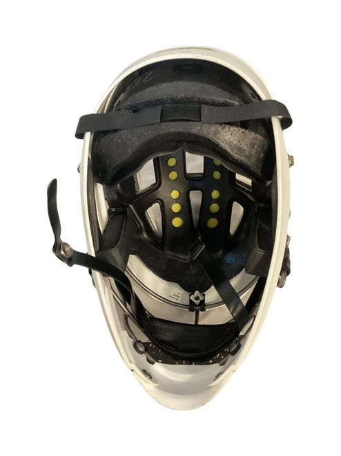 Vist Large View of Product Image Which is Used Cascade CS-R Lacrosse Helmet White One Size