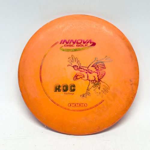 Vist Large View of Product Image Which is Used Innova ROC Disc Golf Mid Range Orange 180g