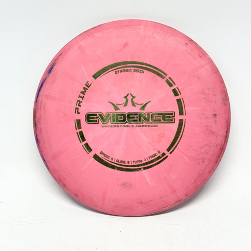 Vist Large View of Product Image Which is Used Dynamic Discs LUCID EVIDENCE Disc Golf Mid Range Coral 178g