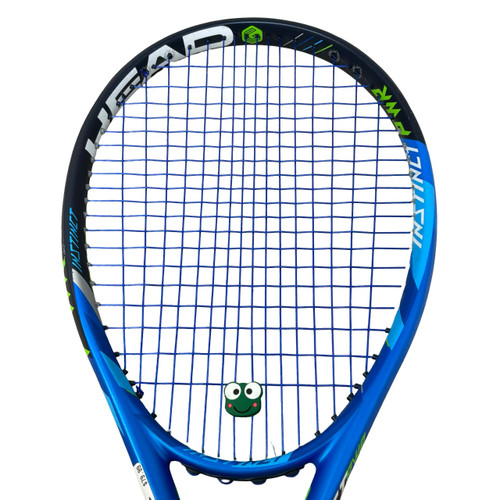 Vist Large View of Product Image Which is Used Head INSTINCT PWR Adult Tennis Racquet Navy Blue 4 1/4"