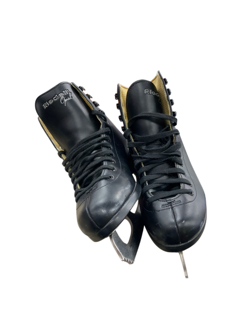 Vist Large View of Product Image Which is Used Riedell 110B OPAL Mens Figure Skate Black Senior 6