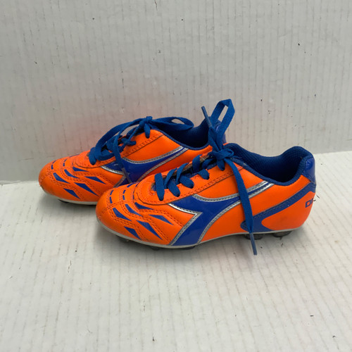 Vist Large View of Product Image Which is Used Diadora Soccer Cleats Orange Youth 12.0