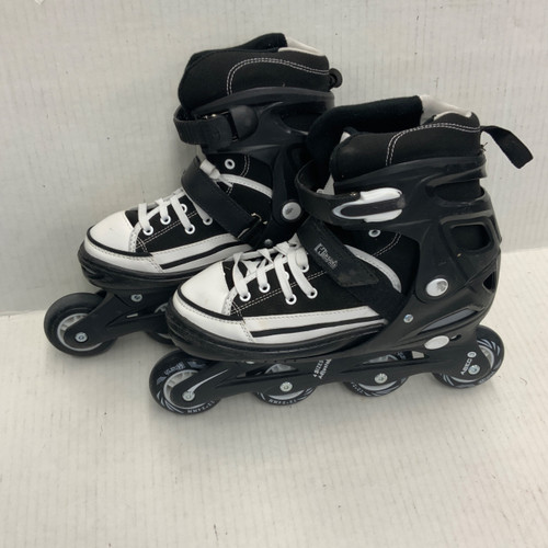 Vist Large View of Product Image Which is Used HARSH ABEC3 Senior Rec Fitness Skates Black Adjustable