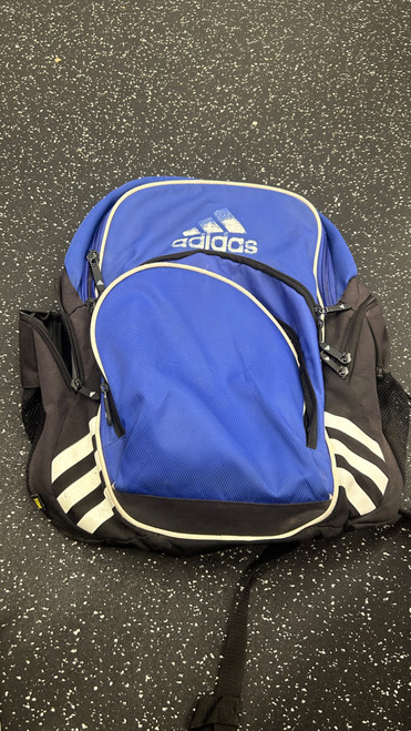 Vist Large View of Product Image Which is Used Adidas Soccer Player Duffel Bag Royal Blue