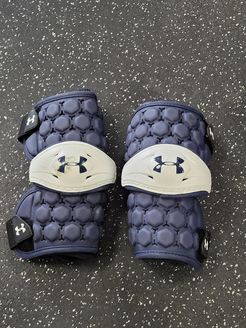 Vist Large View of Product Image Which is Used Under Armour VFT +3 Lacrosse Arm Pads/Guards Navy Blue MD