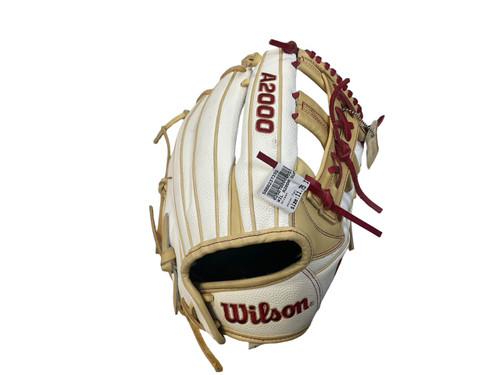 Vist Large View of Product Image Which is Used Wilson FP75 A2000 BB/SB Glove RH Throw Tan 11 3/4"