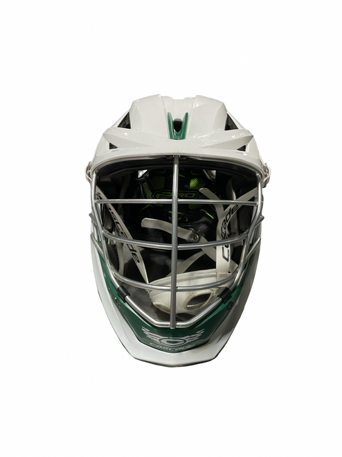 Vist Large View of Product Image Which is Used Cascade XRS PRO Lacrosse Helmet White SM