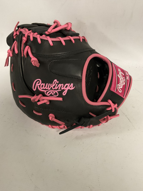 Vist Large View of Product Image Which is Used Rawlings GOLD GLOVE ELITE BB/SB First Base RH Throw Black 13"
