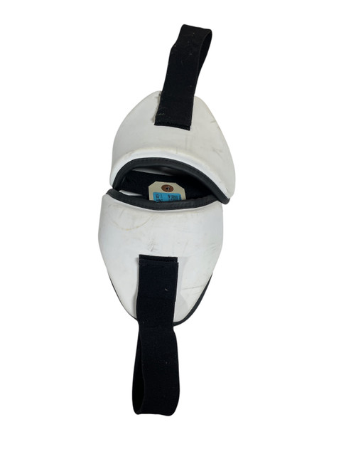 Vist Large View of Product Image Which is Used ARM PADS Lacrosse Arm Pads/Guards White MD