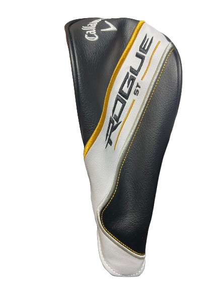 Vist Large View of Product Image Which is Used Callaway ROGUE ST FAIRWAY WOOD HEAD COVER Golf Accessory White/Black/Yellow