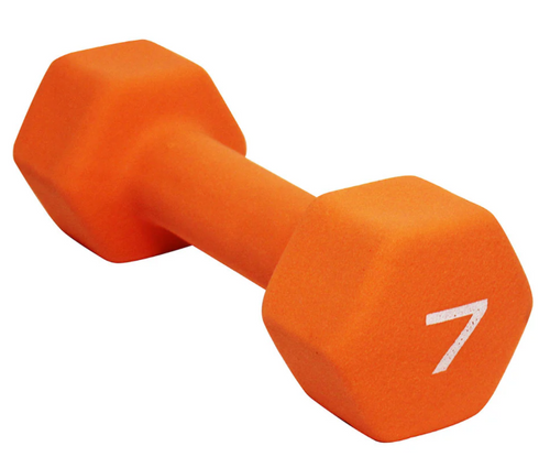 Vist Large View of Product Image Which is New 7 lb Neoprene Dumbbell