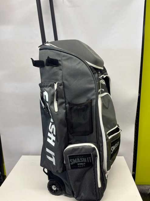Vist Large View of Product Image Which is Used SMASH IT SPORTS WHEELED BAG BB/SB Player Wheeled Bag Grey