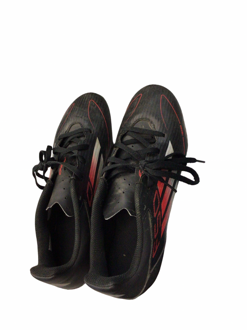 Vist Large View of Product Image Which is Used Adidas Soccer Cleats Black Senior 7.5