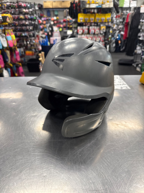 Vist Large View of Product Image Which is Used Easton ELITE X W/JAWGUARD Batting Helmet w/Mask Grey S/M