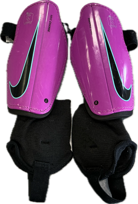 Vist Large View of Product Image Which is Used Nike Soccer Shin Guards Junior Purple SM