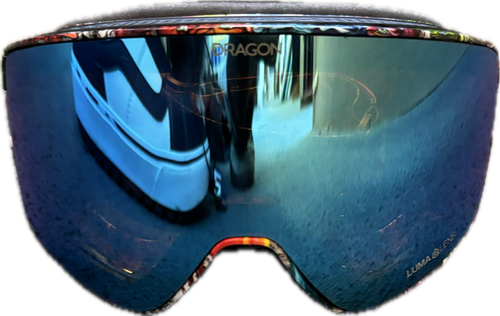 Vist Large View of Product Image Which is Used Dragon Snow Goggles Adult Royal Blue