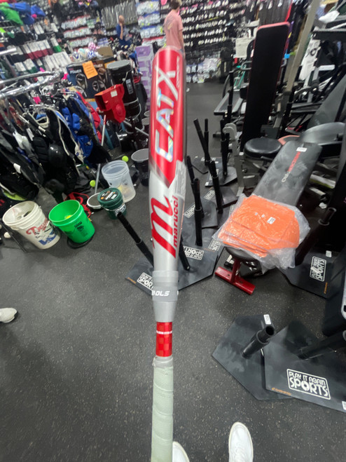 Vist Large View of Product Image Which is Used Marucci CAT X COMPOSITE BB/SB USSSA 2 3/4 Bat 31"