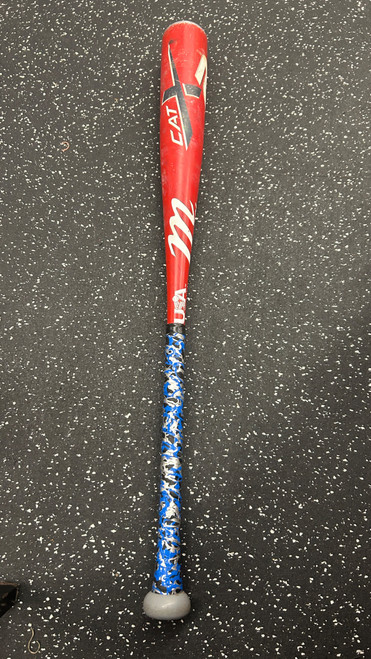 Vist Large View of Product Image Which is Used Marucci CAT X 2 BB/SB USA 2 5/8 Bat 29"