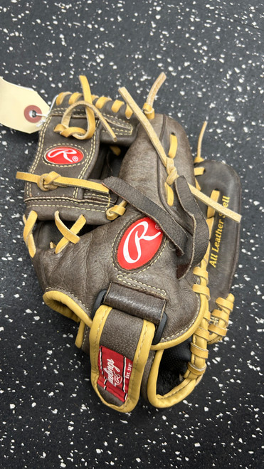 Vist Large View of Product Image Which is Used Rawlings H105IBR BB/SB Glove RH Throw Brown 10"