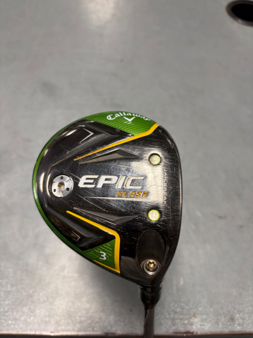 Vist Large View of Product Image Which is Used Callaway EPIC FLASH Mens Fairway Wood RH 3 Wood