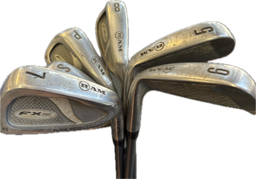Vist Large View of Product Image Which is Used Ram FX2 Mens Golf Iron Set RH 5I-SW