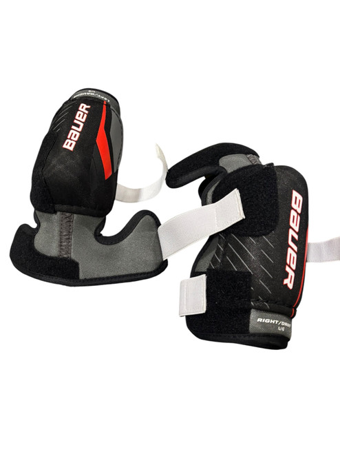 Vist Large View of Product Image Which is Used Bauer LIL SPORT Junior Elbow Pads LG