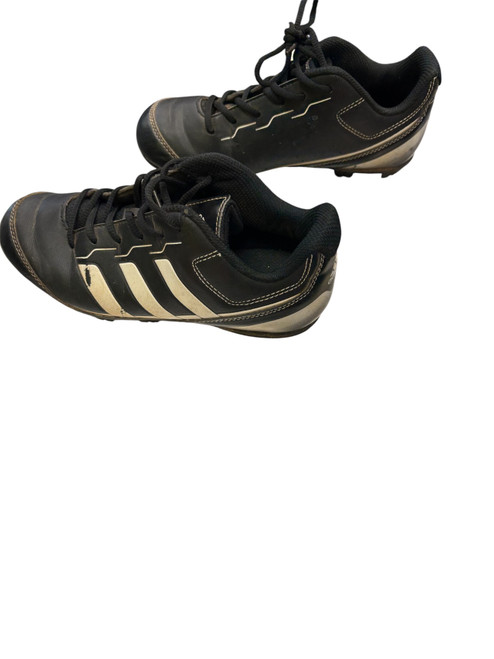 Vist Large View of Product Image Which is Used Adidas ADIDAS BLACK BASEBALL CLEATS BB/SB Cleats Black Junior 03