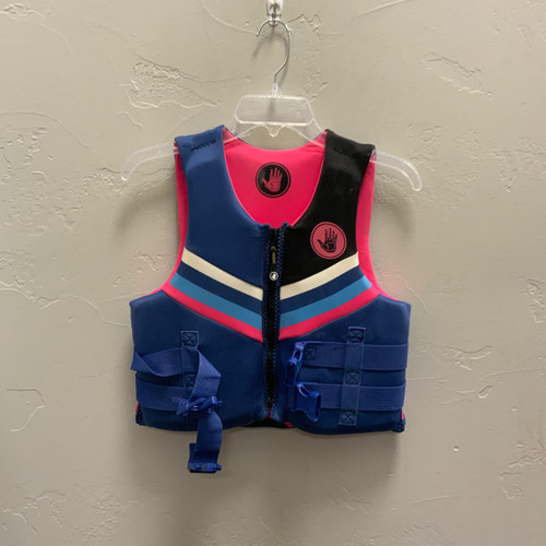 Vist Large View of Product Image Which is Used Body Glove Youth PFD Pink Youth 50-90