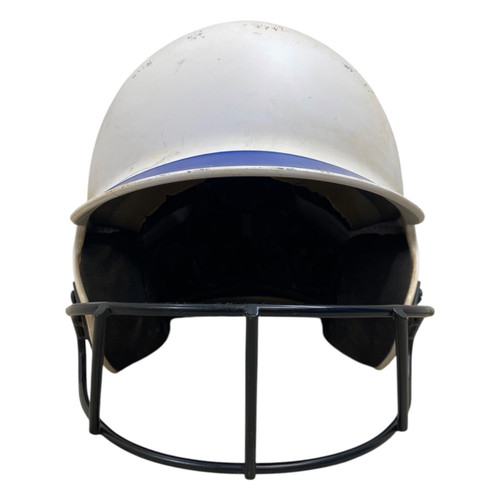 Vist Large View of Product Image Which is Used Mizuno F6 SB HELMET Batting Helmet w/Mask White MD