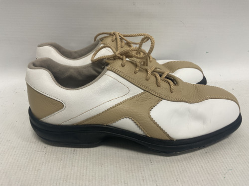 Vist Large View of Product Image Which is Used Foot Joy Mens Golf Shoes White Senior 9