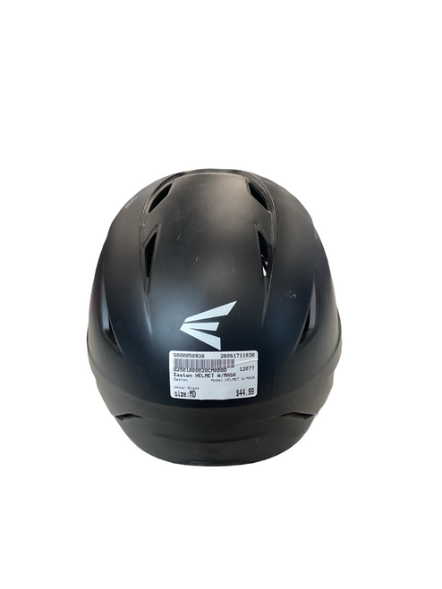 Vist Large View of Product Image Which is  Easton HELMET W/MASK Batting Helmet w/Mask Black MD