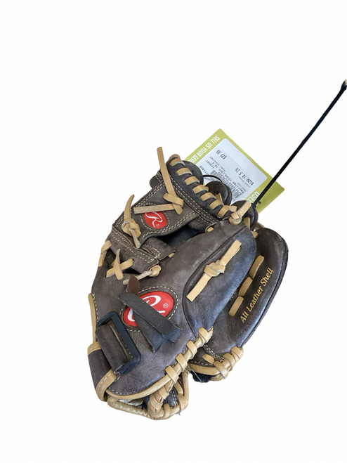 Vist Large View of Product Image Which is Used Rawlings HIGHLIGHT BB/SB Glove RH Throw Brown 10 1/2"