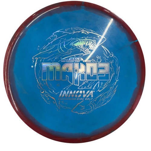 Vist Large View of Product Image Which is Used Innova HALO STAR MAKO3 Disc Golf Mid Range None 178g