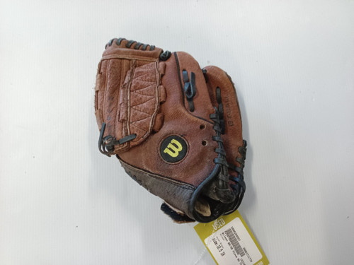 Vist Large View of Product Image Which is Used Wilson BB/SB Glove RH Throw Brown 10 1/2"