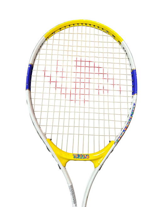 Vist Large View of Product Image Which is Used JUNIOR 21 Junior Tennis Racquet White 23"