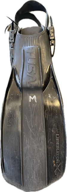 Vist Large View of Product Image Which is Used Tusa LIBERATOR X10 Dive Fins Black MD
