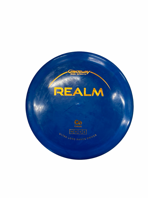 Vist Large View of Product Image Which is Used Gateway REALM Disc Golf Driver Royal Blue