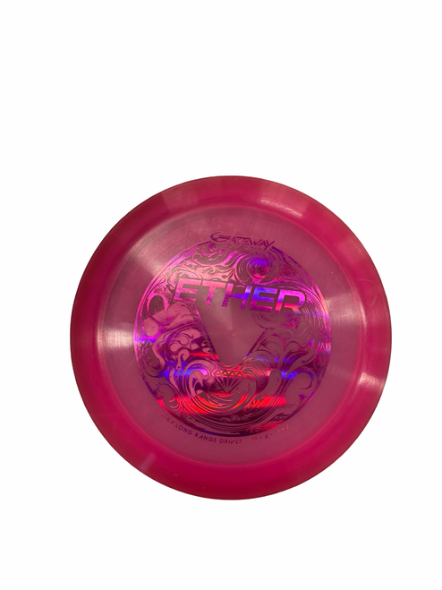 Vist Large View of Product Image Which is Used Gateway ETHER Disc Golf Driver Pink