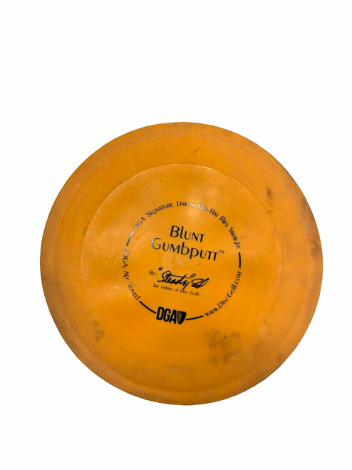 Vist Large View of Product Image Which is Used DGA BLUNT Disc Golf Putter Orange