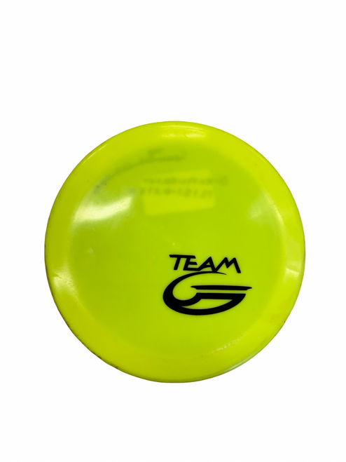 Vist Large View of Product Image Which is Used TEAM Disc Golf Driver Yellow