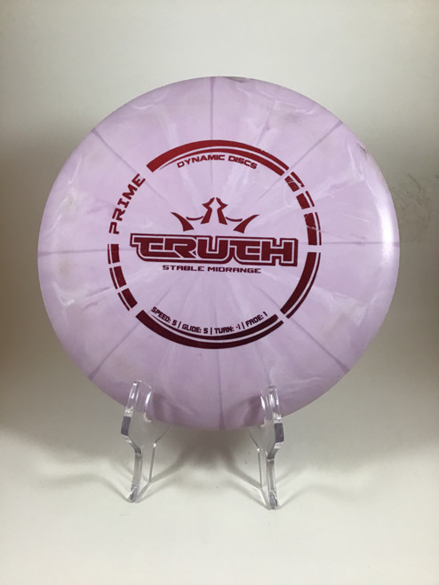 Vist Large View of Product Image Which is Used Dynamic Discs PRIME TRUTH Disc Golf Mid Range Purple 179g