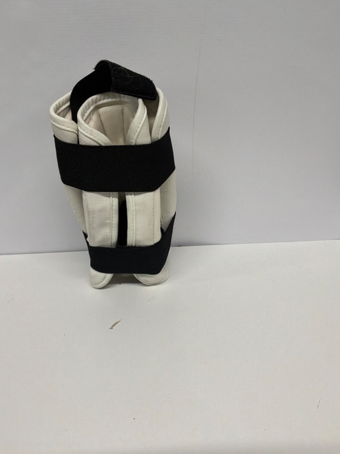 Vist Large View of Product Image Which is Used Dynamic Discs Martial Arts Forearm Pads White LG