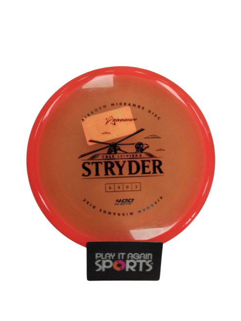 Vist Large View of Product Image Which is Used Prodigy Disc STRYDER Disc Golf Mid Range Orange