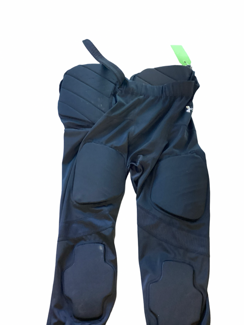 Vist Large View of Product Image Which is Used Under Armour Youth FB Integrated Pants Black LG