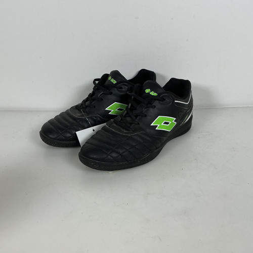 Vist Large View of Product Image Which is Used Lotto ULTRA INDOOR Soccer Indoor Shoes Black Junior 02