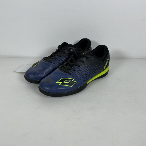Vist Large View of Product Image Which is Used Lotto Soccer Indoor Shoes Black Senior 5
